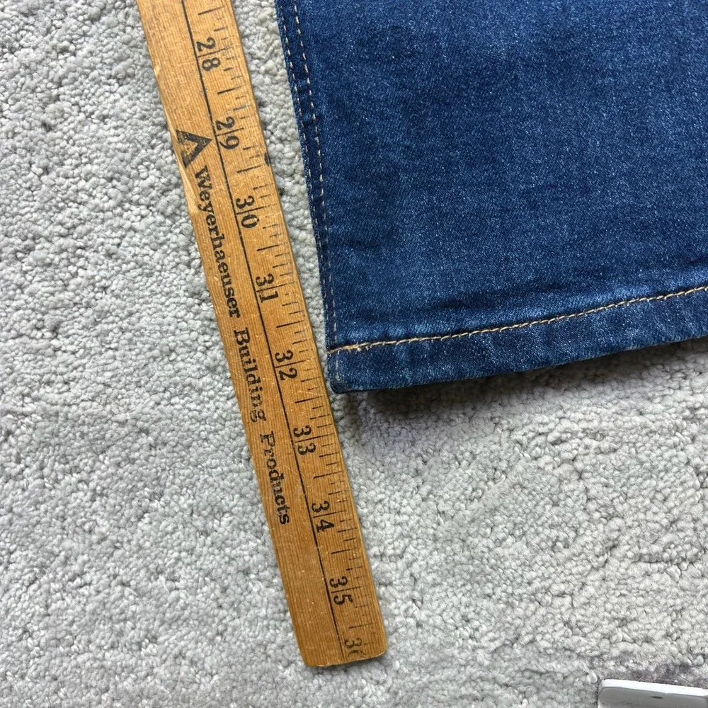 Ariat REAL Jeans Women 31R(31x32.5) High Rise Bootcut Ballary Blue Denim Stretch - Picture 15 of 16